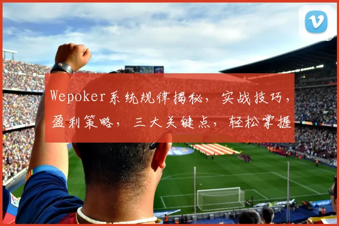 Wepoker系统规律揭秘，实战技巧，盈利策略，三大关键点，轻松掌握